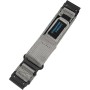 Correa de Reloj de Nylon, Cinturón de Reemplazo de Nylon Transpirable Compatible con 26 Mm para el Reloj Deportivo (Grey)