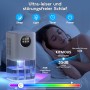 Deshumidificador, deshumidificador eléctrico de 1800 ml, deshumidificador silencioso con función de descongelación y modo de