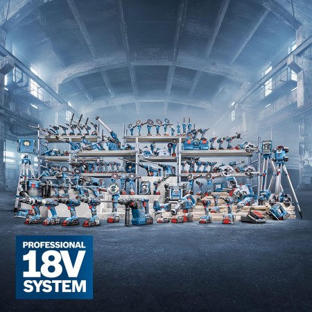 Bosch Professional 18V System GBH 18V-24 C - Martillo perforador a batería (Brushless, 2,4 J, Ø máx. hormigón 24 mm, SDS plus,