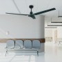 gsc evolution Industrial Ceiling Fan | AC Motor | Ø142 cm | Ideal for Industrial Ceilings | 5 Speeds | Black | 220-240V
