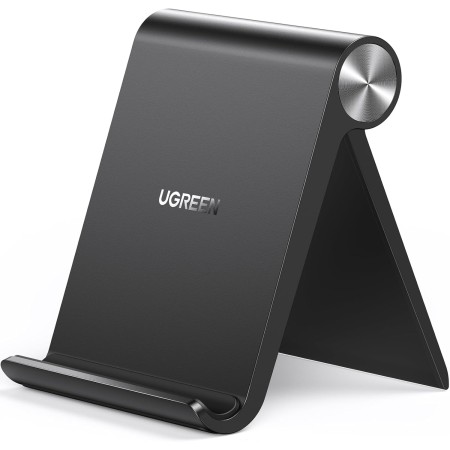 UGREEN Soporte Móvil Mesa Plegable, Suporte Teléfono Multiángulo, Stand Dock Base Compatible con iPhone 16/15/14/13/12, Galaxy