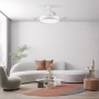 Michu Evo 72W LED Fan Folding Blades with Ignition Memory, APP, CCT Remote Control 3000-4000-6000K, Dimmable Intensity, Silent