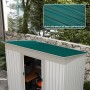 Outsunny Juego de 12 Paneles para Tejado de Acero Galvanizado Chapas Perfiladas de Techo 7m² para Caseta de Herramientas