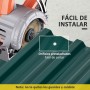 Outsunny Juego de 12 Paneles para Tejado de Acero Galvanizado Chapas Perfiladas de Techo 7m² para Caseta de Herramientas