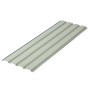 Outsunny Juego de 12 Paneles para Tejado de Acero Galvanizado Chapas Perfiladas de Techo 7m² para Caseta de Herramientas