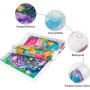 DCIDBEI 3D Ai Square Diamond Painting Paisajes 40x50 cm Puzzle Diamantes Paisaje Playa Adultos Pintura Diamante Paisaje Playa y