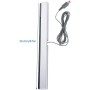Barra de Sensor para Wii, Barra de Sensor Inalámbrica de Repuesto, Receptor de Señal de Sensor de Movimiento de Rayos