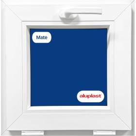 Ventana PVC Reforzado 400x400 Blanca Oscilante | Mate