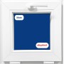Ventana PVC Reforzado 400x400 Blanca Oscilante | Mate