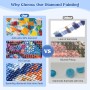 MEIYUDA 5D Diamond Painting Colorido Árbol de la Vida, Diamond Painting Kit Completo, Manualidades Adultos DIY Cristal Pintura