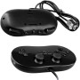 REY Mando Classic Controller para Nintendo Wii/Wii U/Wii Mini, Color Negro, Mando Clásico, Gamepad