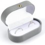 Porta Alianzas Boda de Terciopelo, Caja de Anillo, Caja Anillo Compromiso, Estuche de Anillo Almacenamiento Moda para Fiesta Día