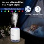SZO Mini Humidificador de interior con luz LED, función de apagado automático y dos modos de nebulización Adecuado para su uso