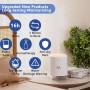 SZO Mini Humidificador de interior con luz LED, función de apagado automático y dos modos de nebulización Adecuado para su uso