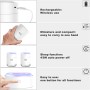 SZO Mini Humidificador de interior con luz LED, función de apagado automático y dos modos de nebulización Adecuado para su uso