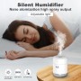 SZO Mini Humidificador de interior con luz LED, función de apagado automático y dos modos de nebulización Adecuado para su uso