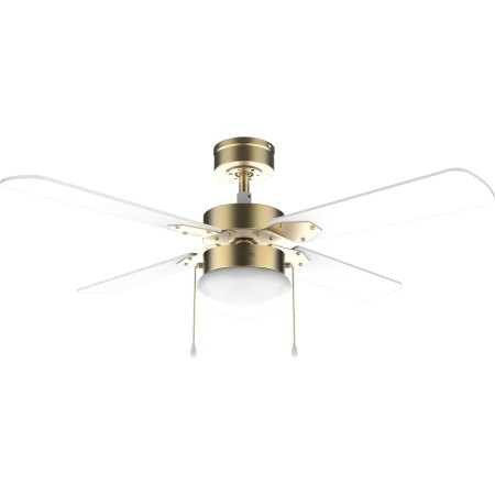 Cecotec EnergySilence Aero 450 Ceiling Fan with Light, 50 W, Energy Saving, 106 cm Diameter, Light, 4 Reversible Blades, 3