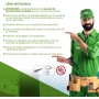 Amig - Mosquitera para Puerta - 100 x 220 cm - Protección Eficaz - Ajustable - Kit Completo con Marco, Malla y Accesorios -