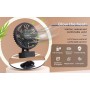 Leiorio USB Fan, 3600mAh Rechargeable Battery, Portable Table Fan with Magnetic Screws, Quiet with 3 Speeds for Desk, Kitchen,