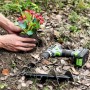 WORKPRO 2-Piezas Broca Espiral de Jardín, Excavadora de Taladro de Jardín, Broca de Taladro Espiral, Broca de Barrena,