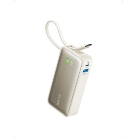 Anker-Banco de energía Nano de 10.000 mAh, con Cable USB-C Integrado PD, 30 W de Potencia Máxima Con 1 x USB-C, 1 x Compa de