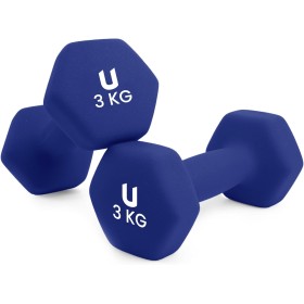 unycos - Pesas y Mancuernas AntideslizantesHierro | Neoprenode 1 kg a 10 kg - Suaves al Tacto para Hombres y Mujeres, Diseño