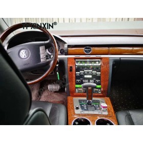 Radio con pantalla de 12,1 pulgadas Android 14, para VW Volkswagen Phaeton 2004-2015, navegación GPS Multimedia para coche,