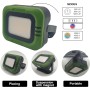 Foco Solar Portátil, Power Bank, USB Recargable, Luz Trabajo Regulable, 2 Modos de luz, Batería integrada 3.6Ah, Lampara