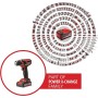 Einhell Taladro-destornillador inalámbrico TC-CD 18/35 Li Power X-Change (Li-Ion, 18V, 550 rpm, incl. 1 batería PXC de 1,5Ah sin