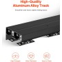 VEVOR YMXT-XC40-4B Kit de Herrajes para Puertas Corredizas, Negro