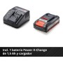 Einhell Taladro-destornillador inalámbrico TC-CD 18/35 Li Power X-Change (Li-Ion, 18V, 550 rpm, incl. 1 batería PXC de 1,5Ah sin
