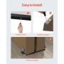 VEVOR YMXT-XC40-4B Kit de Herrajes para Puertas Corredizas, Negro