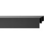 VEVOR YMXT-XC40-4B Kit de Herrajes para Puertas Corredizas, Negro
