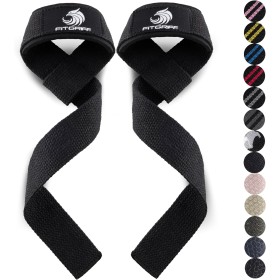 Fitgriff® Straps Gym - Correas Levantamiento de Pesas para Lifting, Gimnasio - Accesorios Fitness Mujer y Hombre