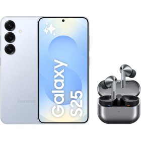 SAMSUNG Galaxy S25 128GB Azul + Galaxy Buds3 Pro - Móvil con IA, Galaxy AI, Dual SIM con Auriculares inalámbricos
