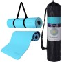 Wueps Esterilla Deporte, Yoga, Pilates, Ejercicios, incluye correa de hombro y bolsa de transporte, ideal para realizar deporte