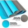 Wueps Esterilla Deporte, Yoga, Pilates, Ejercicios, incluye correa de hombro y bolsa de transporte, ideal para realizar deporte