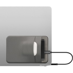 kwmobile Funda Disco Duro Externo Compatible con SanDisk Portable SSD, Samsung T7 - Bolsa Disco Duro Adhesiva para Portátil 13 x