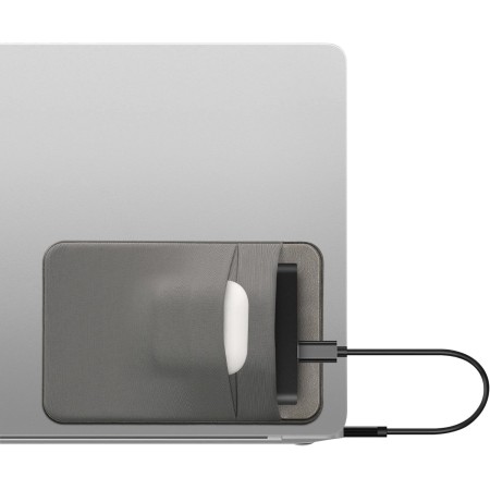 kwmobile Funda Disco Duro Externo Compatible con SanDisk Portable SSD, Samsung T7 - Bolsa Disco Duro Adhesiva para Portátil 13 x