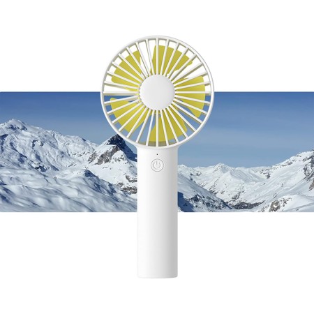 JISULIFE Mini Handheld Fan, Portable and Small Fan with 3 Speeds USB Rechargeable Battery Operated for Outdoor, Indoor, Travel,