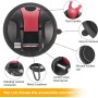 4Pcs Ventosas para Coche, Ventosas para Cristal Incluye Gancho en S, Ventosas Furgoneta Camper con Gancho para Correa con Anillo