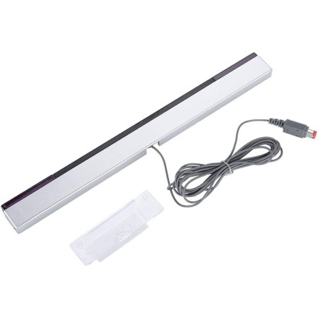 Barra de Sensor con Cable Wii, Barra de Sensor de Rayos de señal infrarroja IR/Soporte de Receptor con Cable para Consola Wii,