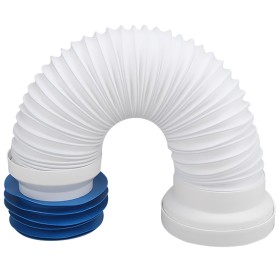Desagüe de Inodoro 260-650 mm, PVC, Sellado Fiable, Flexible, Reemplazable, Conexión Universal para Sistemas Domésticos,