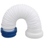 Desagüe de Inodoro 260-650 mm, PVC, Sellado Fiable, Flexible, Reemplazable, Conexión Universal para Sistemas Domésticos,