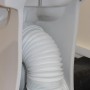 Desagüe de Inodoro 260-650 mm, PVC, Sellado Fiable, Flexible, Reemplazable, Conexión Universal para Sistemas Domésticos,