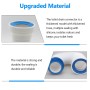 Desagüe de Inodoro 260-650 mm, PVC, Sellado Fiable, Flexible, Reemplazable, Conexión Universal para Sistemas Domésticos,