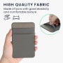 kwmobile Funda Disco Duro Externo Compatible con SanDisk Portable SSD, Samsung T7 - Bolsa Disco Duro Adhesiva para Portátil 13 x