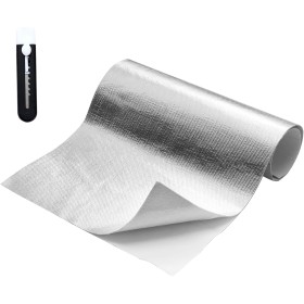 Laitejituan Placa de aluminio de protección 60 x 250 cm Protector Térmico Aluminizado con Adhesivo Barrera Termica Lámina de