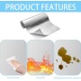 Laitejituan Placa de aluminio de protección 60 x 250 cm Protector Térmico Aluminizado con Adhesivo Barrera Termica Lámina de