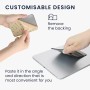 kwmobile Funda Disco Duro Externo Compatible con SanDisk Portable SSD, Samsung T7 - Bolsa Disco Duro Adhesiva para Portátil 13 x
